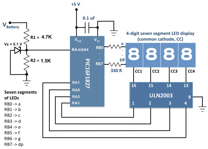 Voltage monitor for car's battery and its charging system ...
