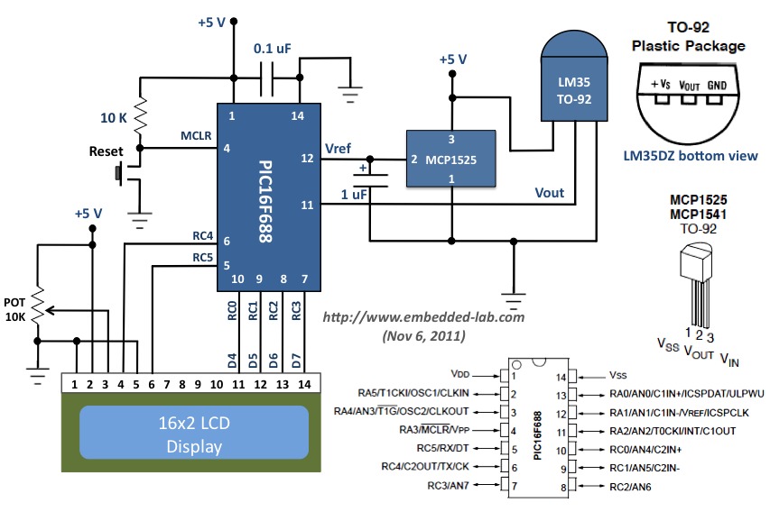 Revised version of LM35 based digital temperature meter ...