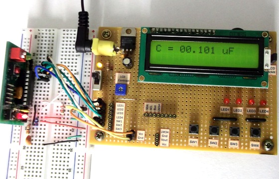 Picknicken Rauw schermutseling Making a digital capacitance meter using microcontroller | Embedded Lab