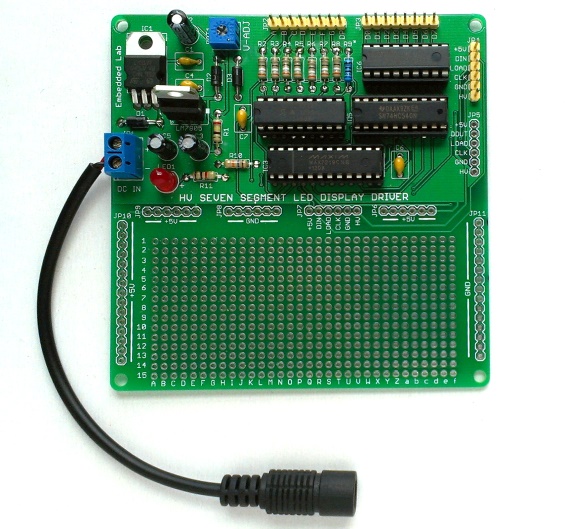 High Voltage Seven Segment Led Display Driver With Spi Interface Embedded Lab 3440