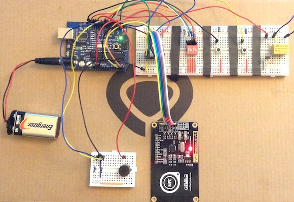 Arduino based RFID access control for doors