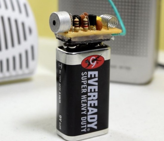 DIY FM transmitter Circuit Diagram
