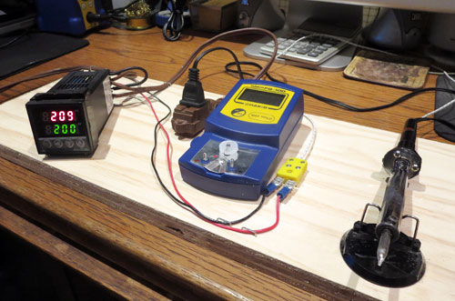 Adding a PID temperature controller to a regular soldering station
