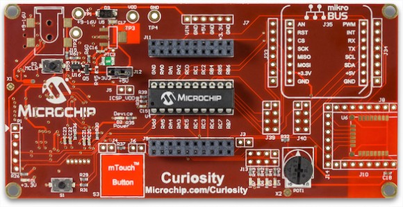 Curiosity development board from Microchip