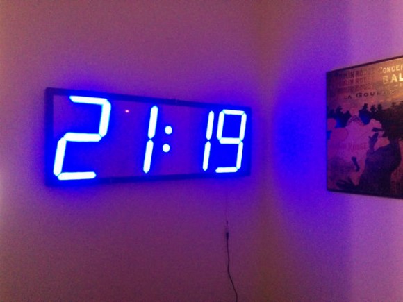 Arduino LED wall clock