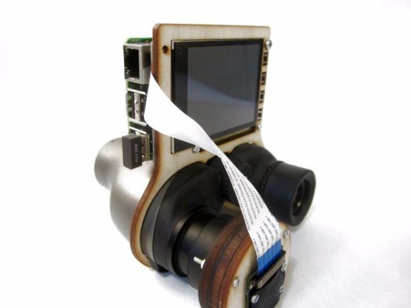 Raspberry Pi powered binoculars