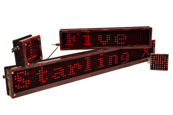 Starling: A Wifi enabled LED matrix display