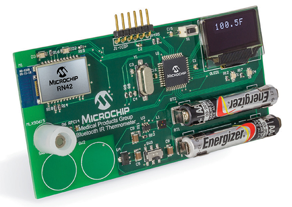Bluetooth connected thermometer reference design