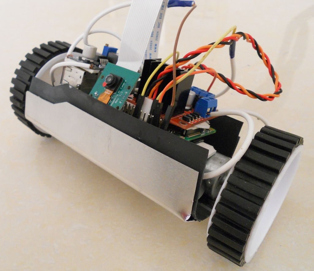 Raspberry Pi surveillance rover