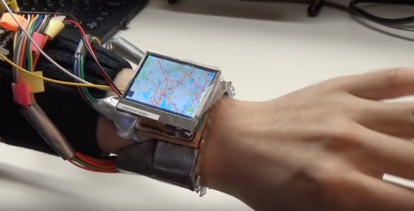 Controlling a smartwatch with wrist gestures