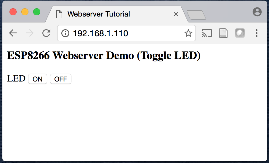 ESP8266 Webserver setup tutorial