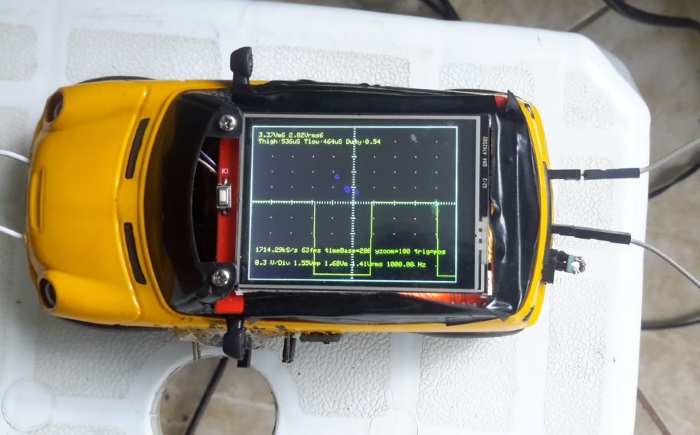 Powerful DIY oscilloscope using STM32
