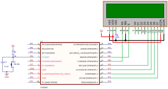 LCD Schematic
