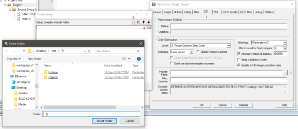 Keil Target Settings 3