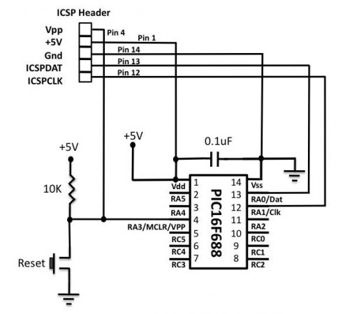 Circuit_BasicSetup_PIC16F688 | Embedded Lab