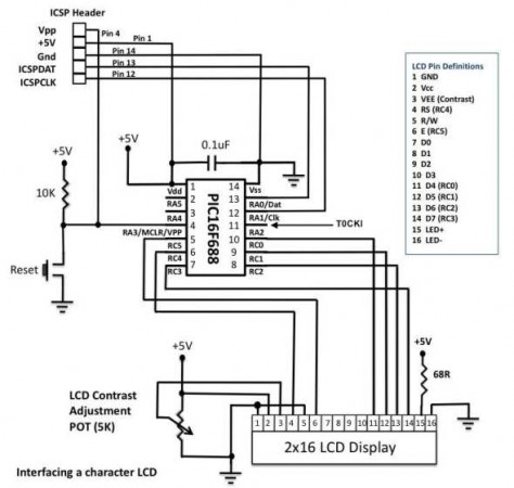 Circuit_PIC16F688Counter | Embedded Lab