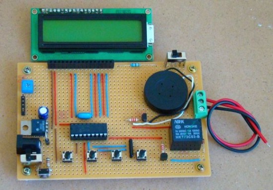 Programmable digital timer switch using a PIC Microcontroller ...