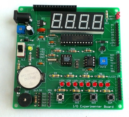 I/O Experimenter Board (PCB version) | Embedded Lab