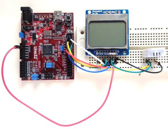 chipKIT Tutorial 7: Using Nokia 5110 LCD | Embedded Lab