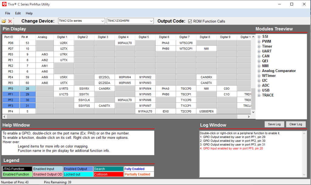 Tiva C GPIOs | Embedded Lab