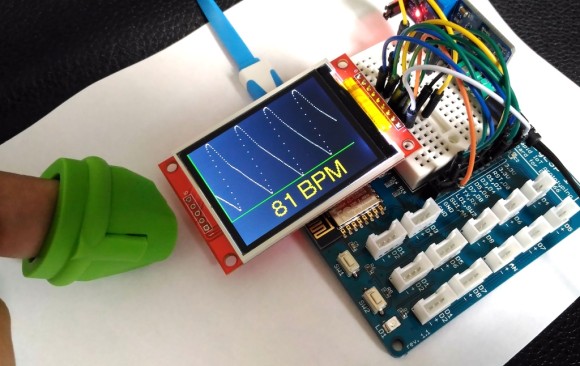 Heart rate monitoring over the internet using ESP8266 | Embedded Lab