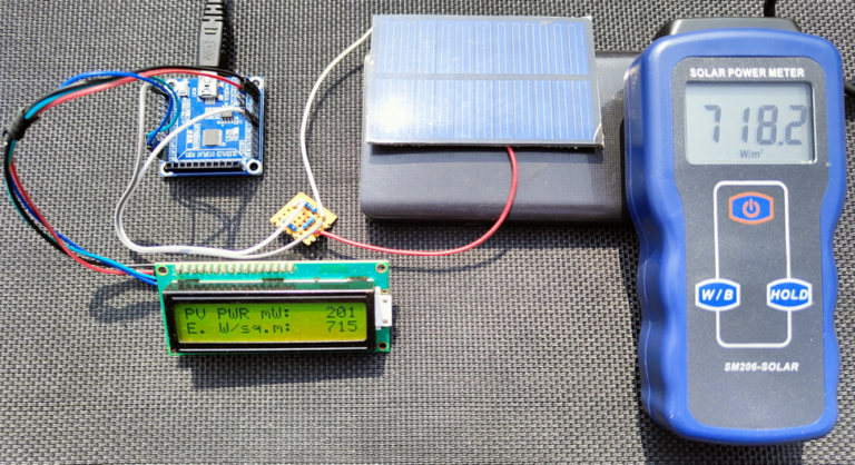 A Simple Solar Irradiation Measurement Technique | Embedded Lab